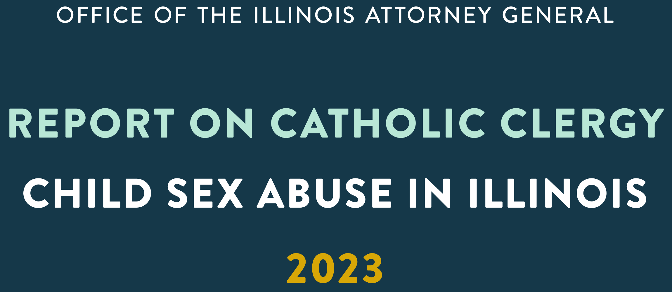 Report On Catholic Clergy Child Sex Abuse In Illinois